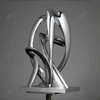 Répétition de sculpture en acier inoxydable personnalisée