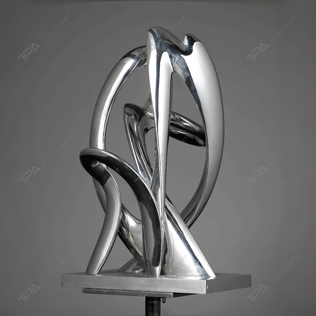 Répétition de sculpture en acier inoxydable personnalisée