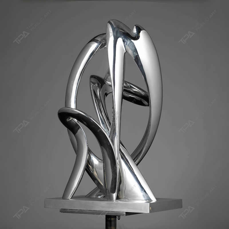 Répétition de sculpture en acier inoxydable personnalisée