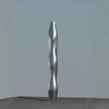 Grand chant de sculpture extérieure en acier inoxydable
