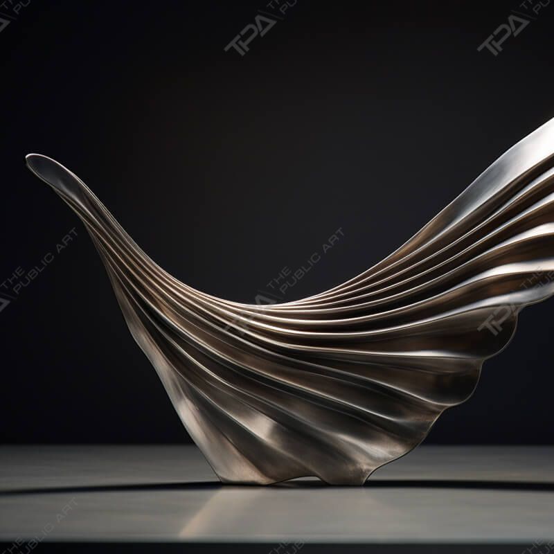 Ornement de sculpture en métal décoratif pour la maison