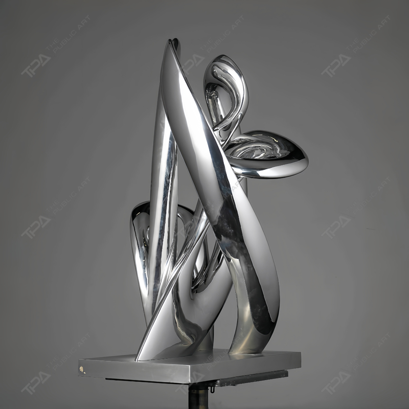 Répétition de sculpture en acier inoxydable personnalisée