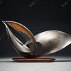 Ornement de sculpture en métal décoratif pour la maison