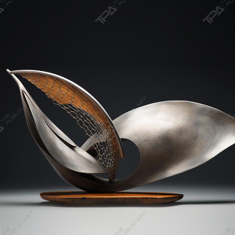 Ornement de sculpture en métal décoratif pour la maison