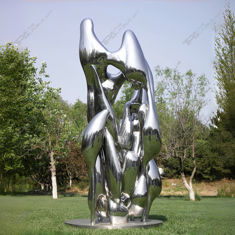 Œuvre d’art en acier inoxydable Étoiles dans la Voie Lactée