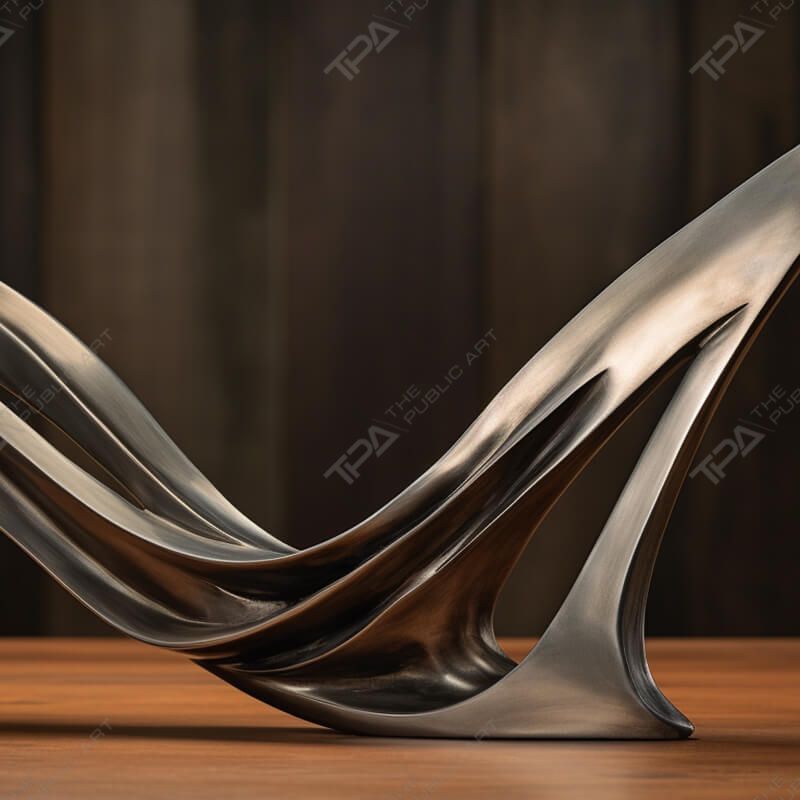 Ornement de sculpture en métal décoratif pour la maison