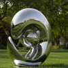 Sculpture en acier inoxydable sans titre