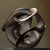 Sculpture en bronze Limites infinies