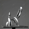 Sculpture en acier inoxydable Fleurs comme un rêve