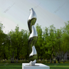 Grand chant de sculpture extérieure en acier inoxydable