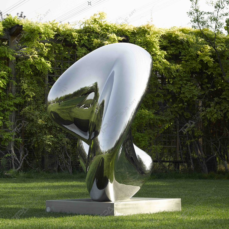 Cercle de sculpture en acier inoxydable