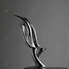 Sculpture en acier inoxydable commandée 